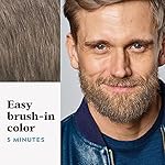 Just For Men Mustache & Beard, Beard Dye for Men with Brush Included, With Keratin Biotin Aloe and Coconut Oil for Healthy Facial Hair - Light Brown, M-25, Pack of 1 (Packaging May Vary) - Image 4