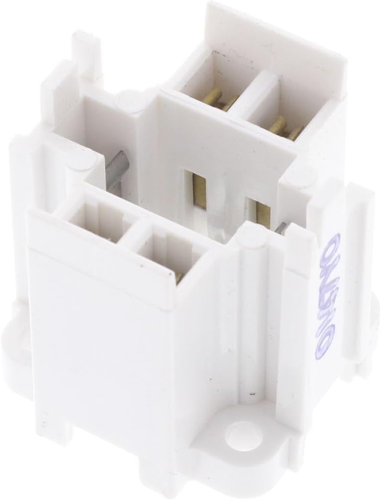 75W GX24q-3 Lamp Base 26W 4-Pin Screw-Down Compact Fluorescent Lampholder, 26725-419, White