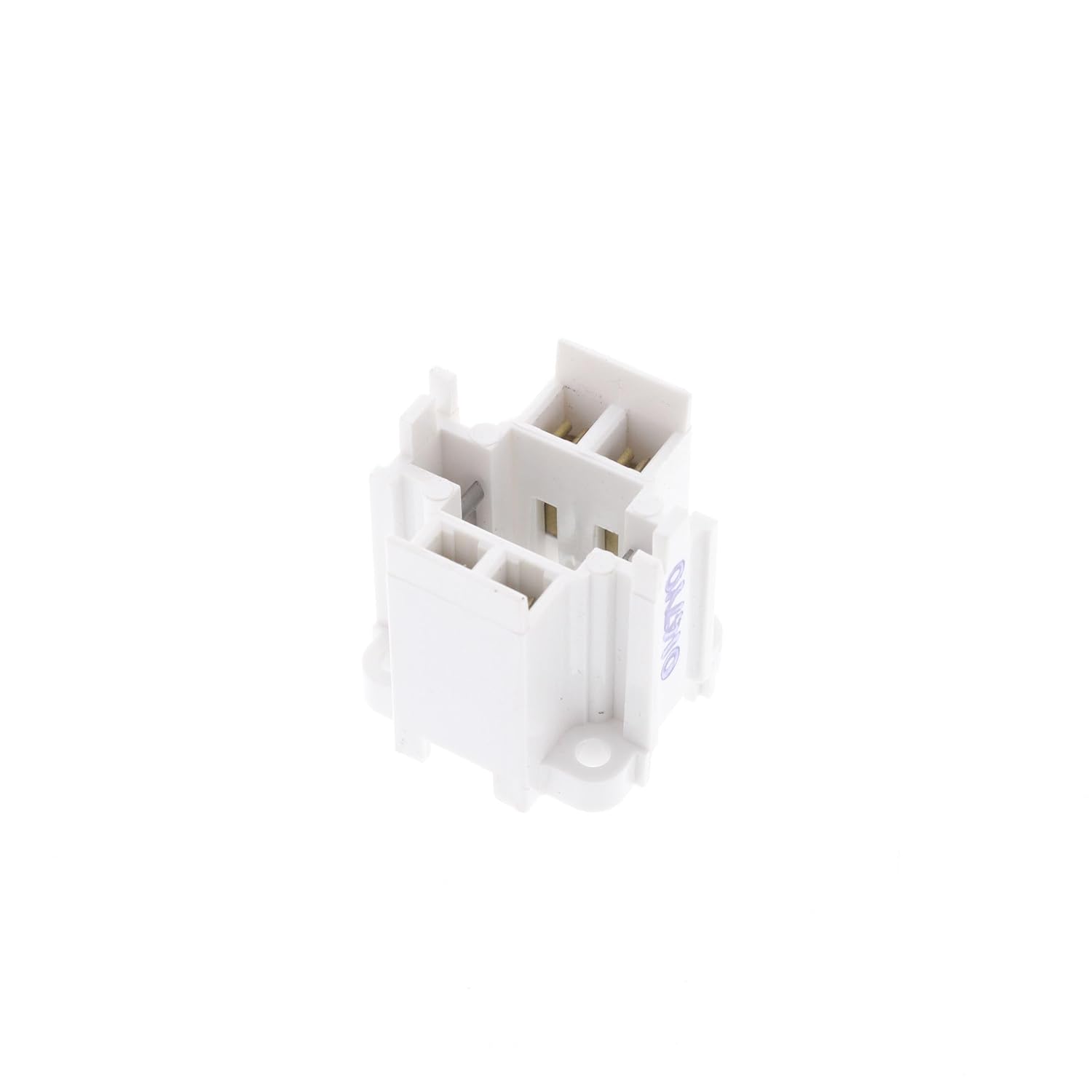 Leviton 75W GX24q-3 Lamp Base 26W 4-Pin Screw-Down Compact Fluorescent Lampholder, 26725-419, White