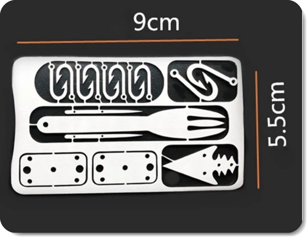 Kit di sopravvivenza 22 in 1 per esterni di emergenza, strumento tattico multiuso per campeggio, bushcraft, escursionismo, caccia e avventure all'aperto.