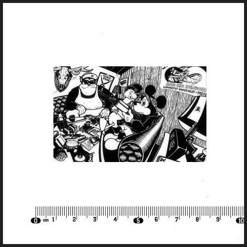 Gadgets Wrap Vinyl Exclusive T-Shirt Designs M*Ckey Notebook Car Styling Laptop Sticker [Single]