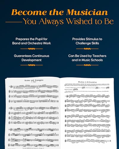 Rubank Advanced Method - Clarinet Vol. 1 - Clarinet Music Book for Teachers and Students - Easy to Read and Study Clarinet Sheet Music - Image 3