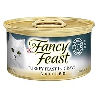 FANCY FEAST Adult Grilled Turkey in Gravy Wet Cat Food 24x85g