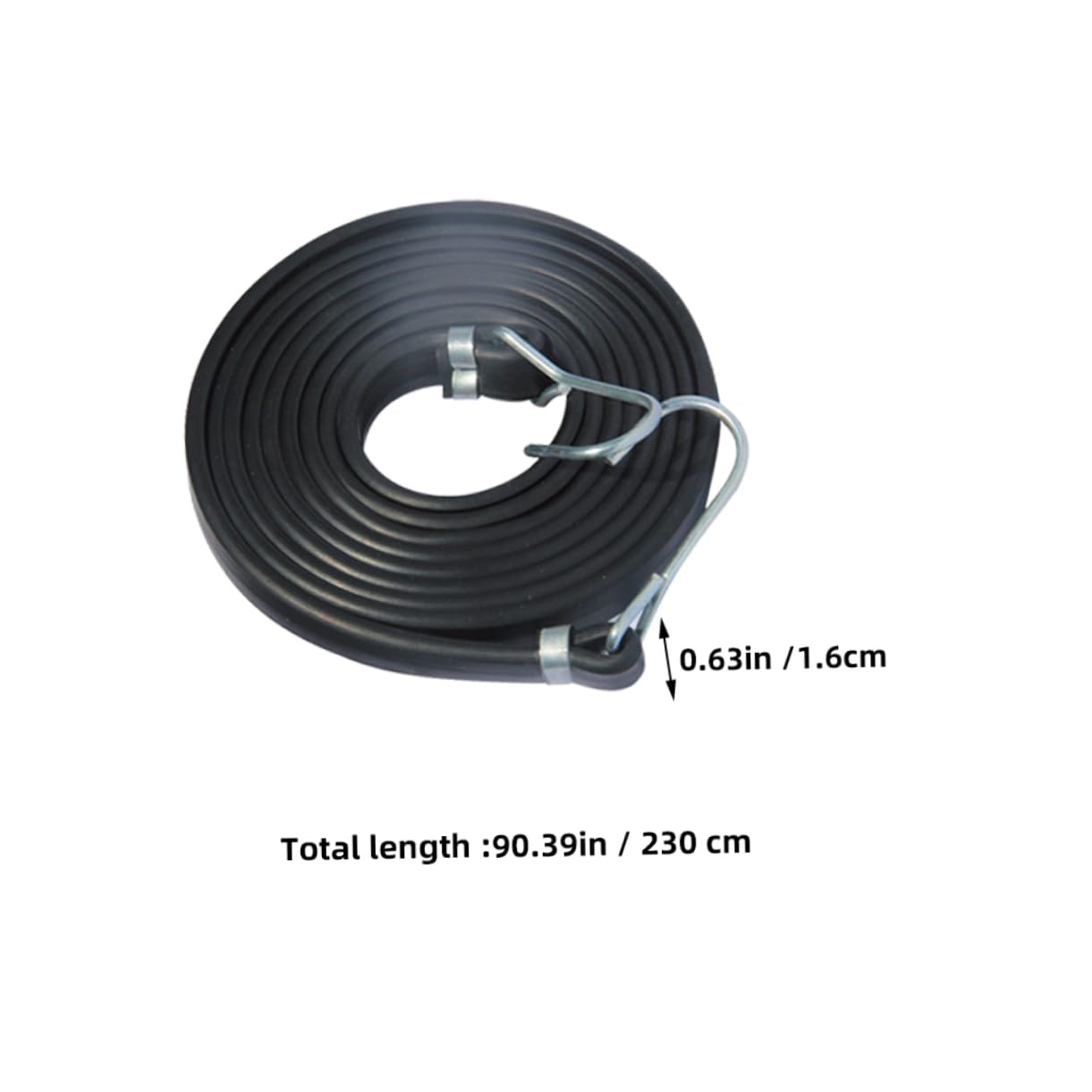 GRIRIW 2pcs Motorcycle Bungee Cord Elastic Strap with Hooks Durable Luggage Straps for Bikes Motorcycles and Electric Vehicles Easy Attachment for Secure Cargo Transport