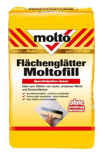 Preisvergleich Produktbild Molto Flächenglätter Moltofill Pulver 5 kg, weiß, 5087713 [Werkzeug]
