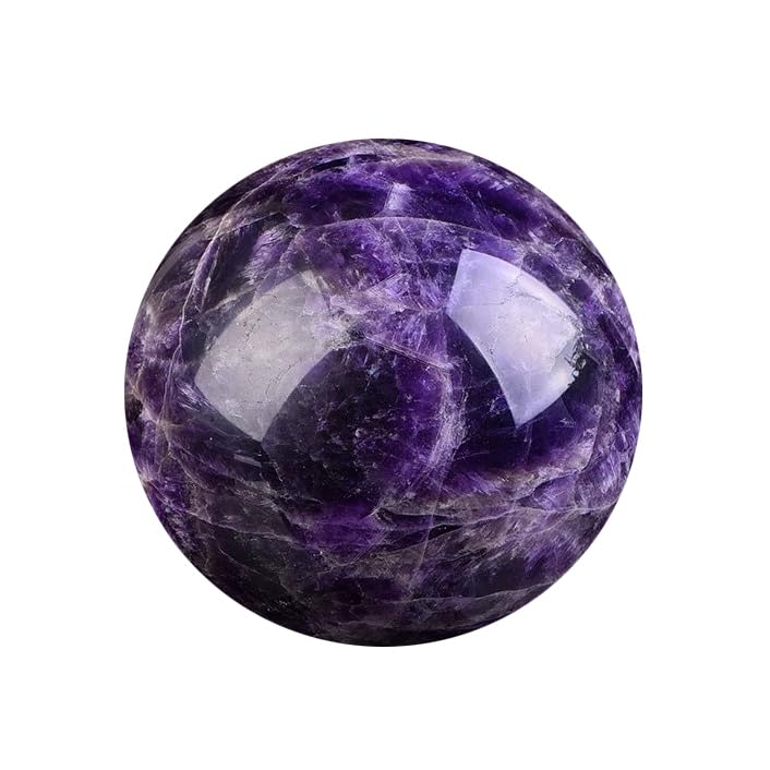 Boule améthyste contre le stress déco maison apaisante