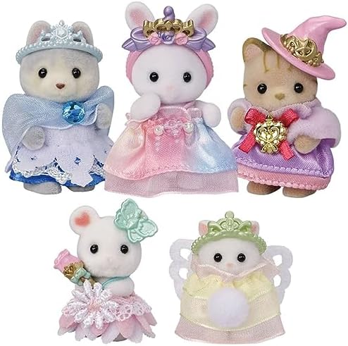 Sylvanian Families - Petit Train De La Mer Avec Bébé Phoque Et Bébé Chat Latté - Figurines Articulées, Bateau Oscillant Et Dauphin Magique - Dès 3 Ans - 5820