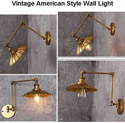 Lámpara de pared brazo oscilante para sala de estar e iluminación interior 5
