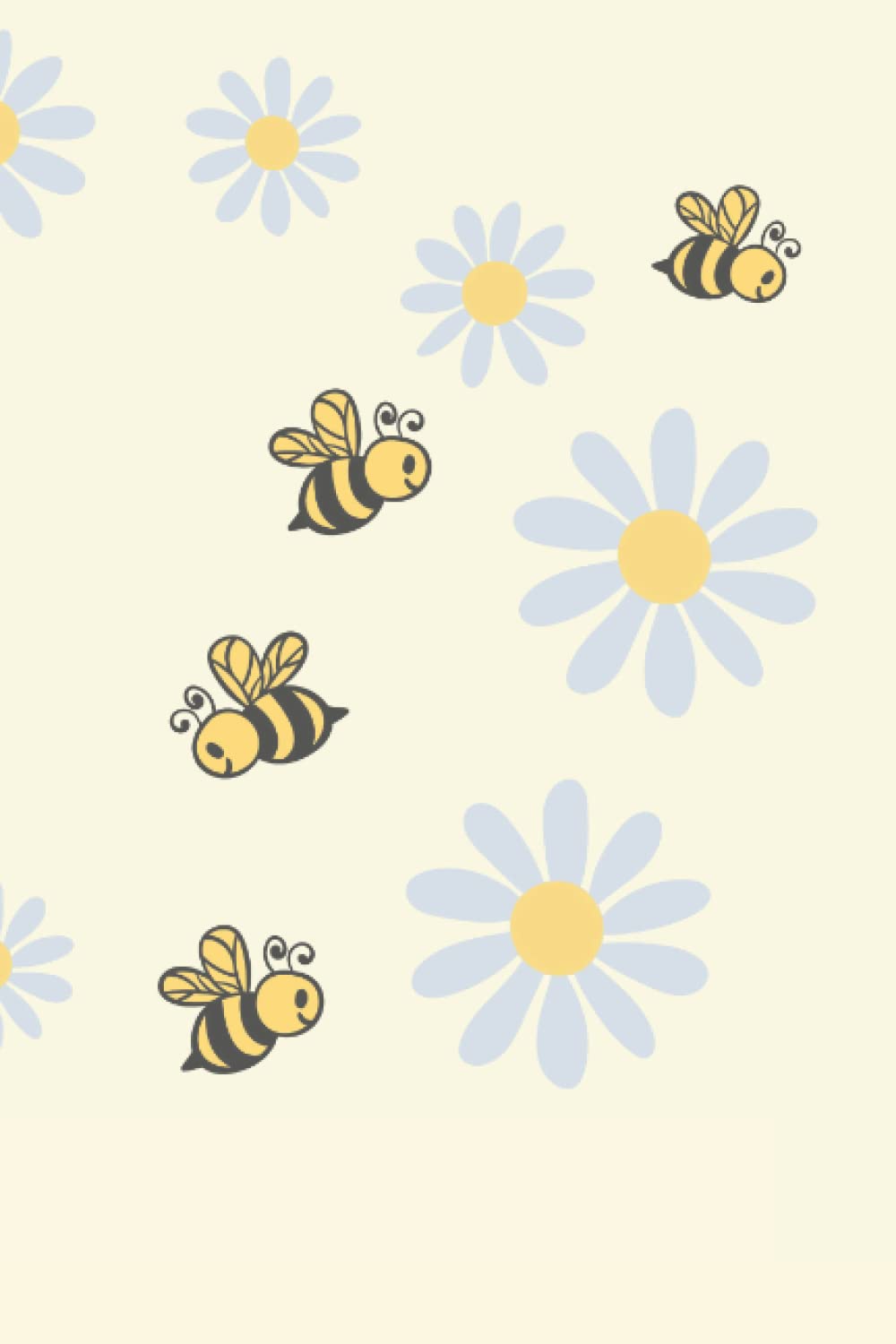 Busy Bumble Bee Notebook. Pretty Journal Notebook with Bees and Daisy Design. 120 Page Blank Lined Note Book, 6x9 inches: Plain Journal Notebook for ... inches / 15.3 x 22.9 cms / Similar to A5 Size