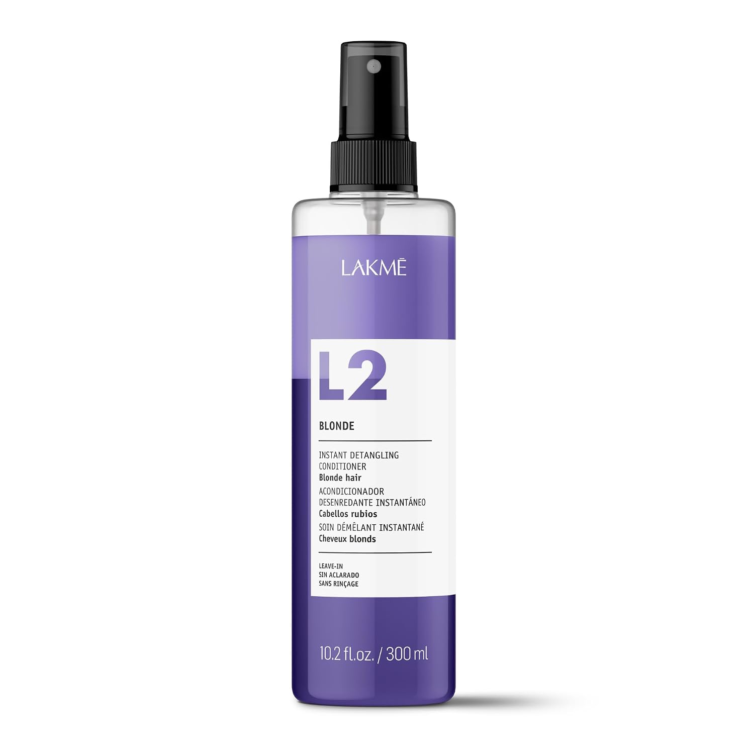 Lakmé L2 Blonde Bi Phase Conditioner, Detangling Spray for Hair, Leave In Conditioner Spray For Blondes, Bleached and Lightened Hair