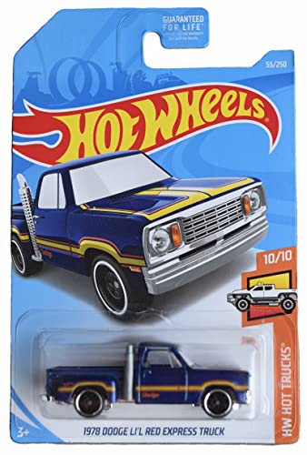 Hot Wheels 1978 Dodge Li'l Red Express Truck, Hot Trucks 10/10, Red Express
