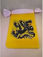 Vista 27 de Guatemala 19.7 ft BUNTING Flag 20 banderas 9'' x 6'' - Banderas de cuerda guatemalteca 5.9 x 8.3 in - AZ FLAG