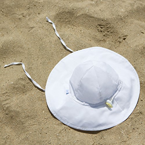 I Play. Baby Brim Sun Protection Hat, White, 0-6 Months #TOP4