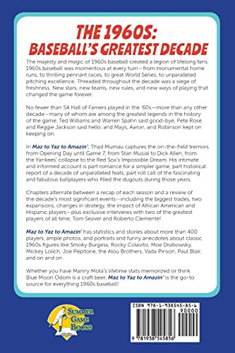 Maz To Yaz To Amazin': Baseball's Spectacular 1960'S #TOP1