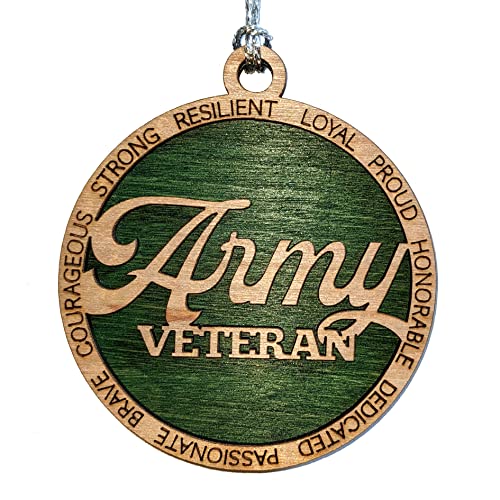 Patriotic Army Veteran Ornament - 3