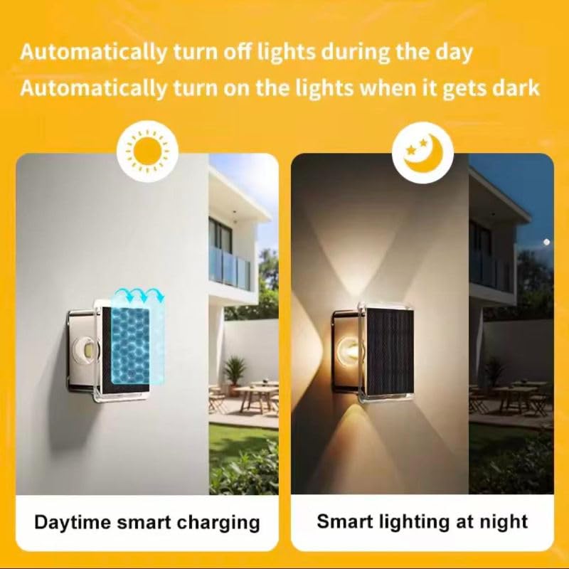 Image of Epyz Solar Wall Light Outdoor, Pack of 1