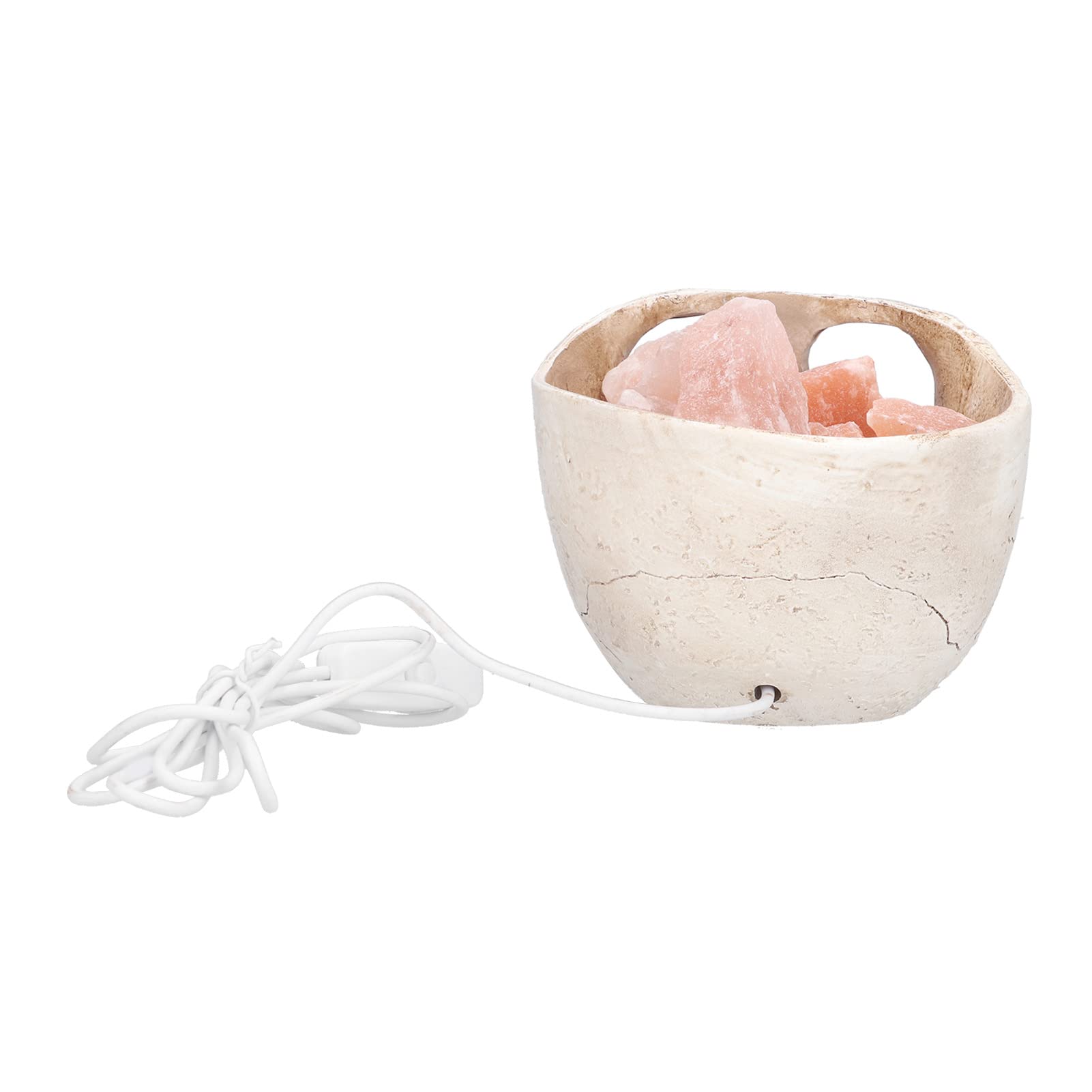 Kristallsalzlampen mit stufenloser Dimmung, LED-Nachtlicht in Schädel-Form, dimmbare Salzsteinlampe für Schlafzimmer und Meditation, USB-betriebenes dekoratives Stimmungslicht