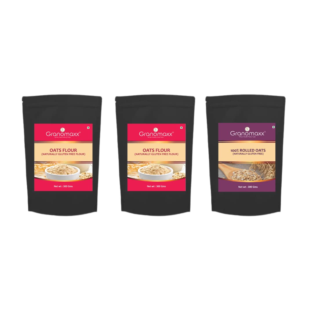 Granomaxx Oats Flour/High Rich Protein Flour/Rolled Oats, Healthy Food