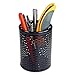 Artistic Urban Collection Punched Metal Pencil Cup, Black (ART20005)