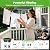 2 Stage Whole House Water Filter System, Extra 2 Sets Filter, Home Water Filter System, Highly Reduces Heavy Metal, Chlorine Oder, Taste, Rust, Clear Housing, 10"x2.5",3/4" Ports with 2 Valves