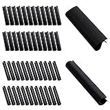 48 Pack Winter Pool Cover Clips for Above Ground Pools- 2 Shapes Pool Clips Pool Cover Clamps 4.7 inch Pool Wind Guard Clips Pool Black Securing Cover Clip for Swimming Pool with Metal Railing
