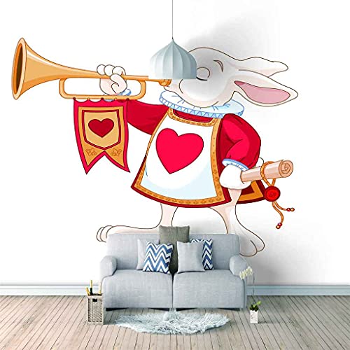 Peintures Murales Lapin 3D Canevas d'Art pour Salon Moderne - 2