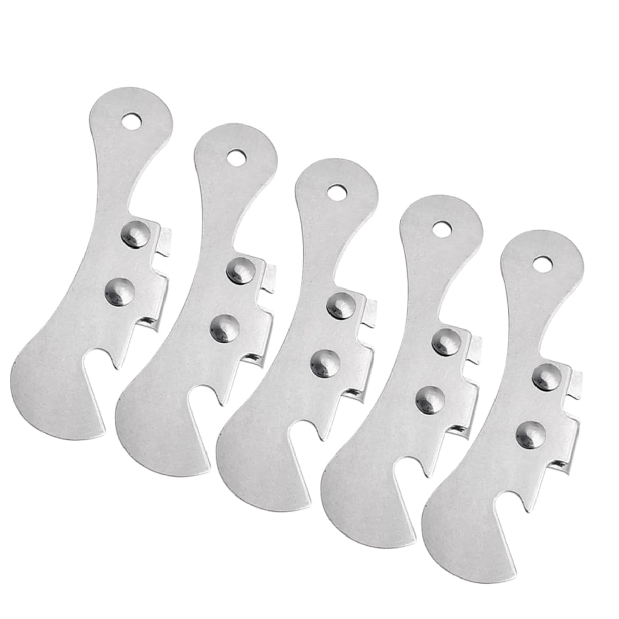 Cabilock 3 Set Apriscatole Manuale Professionale Inossidabile Con Antiscivolo Per Lattine E Bottiglie Gadget Ristoranti E 5 Pezzi * 3