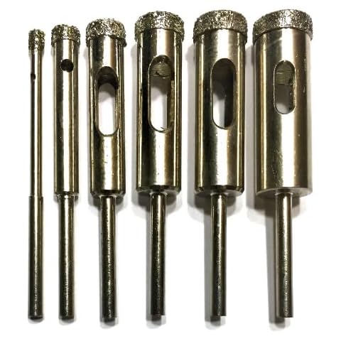 DrillGlass Diamond Core Bit Set for Glass and Tile | Compatible with Your Drill, Drill Press and Dremel Tool | Beginner's Instructions Drilling Guide | DCBSet Cover