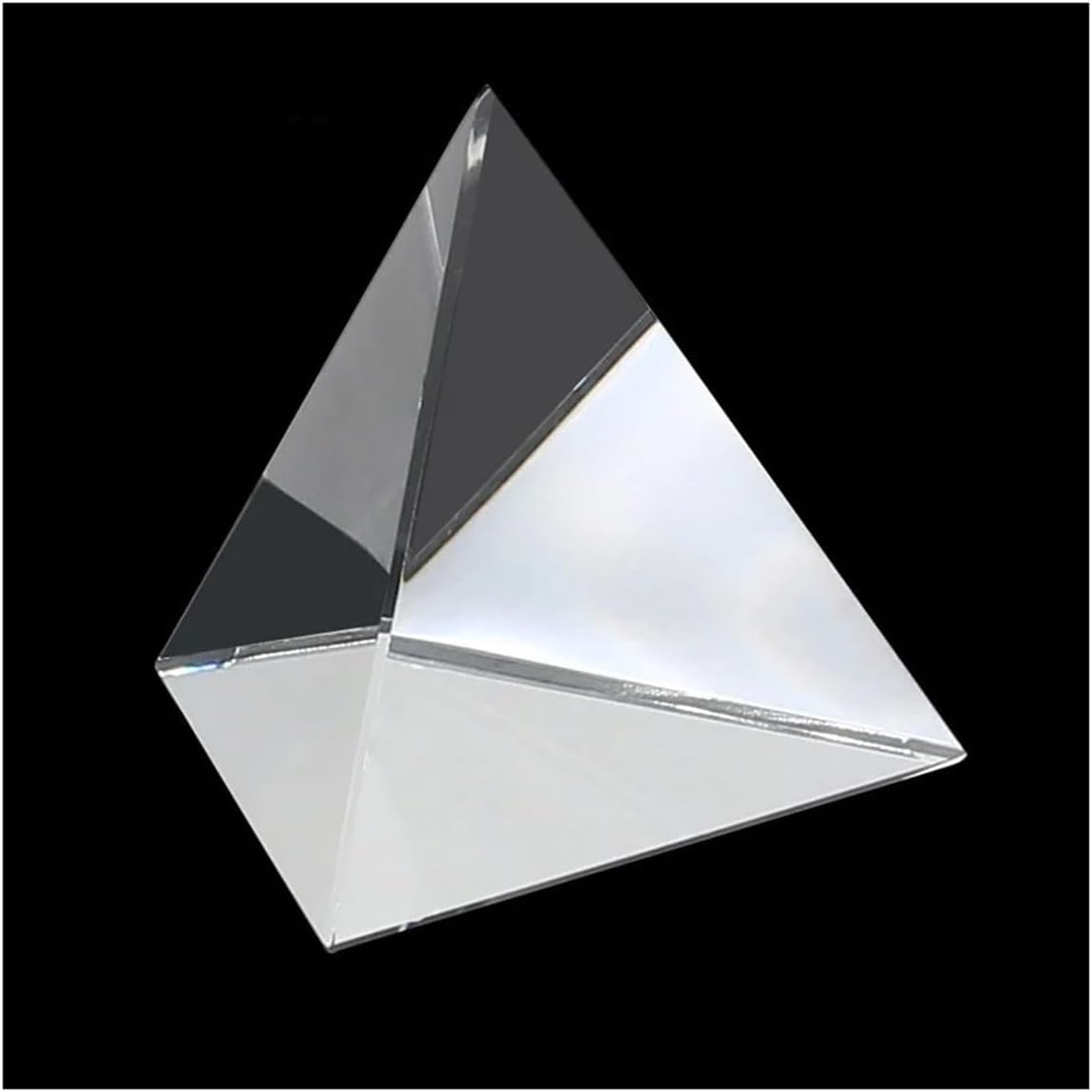 Prisms & Kaleidoscopes 50mm Height Tetrahedral Prism K9 Physics Optical Photography Tool Prism Science Classroom Optics Kits