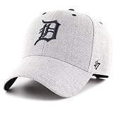 47 Brand Detroit Tigers Adjustable Cap MVP MLB Storm Cloud, Charcoal, Einheitsgröße