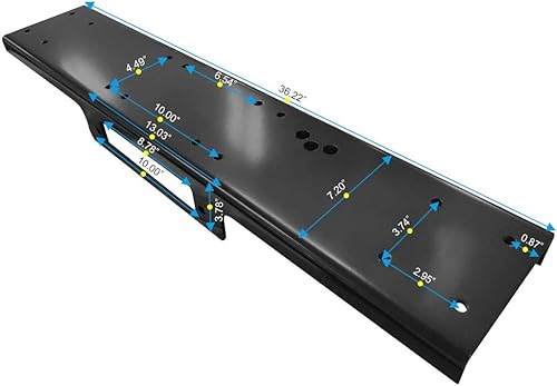 Miniatura 3 de RUGCEL WINCH Placa de montaje de cabrestante compatible con Wrangler TJ LJ YJ 1987-2006 (36 pulgadas)