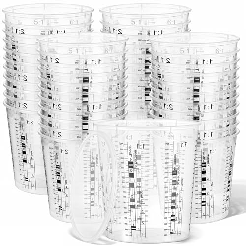 Vasos plásticos graduados de 64 oz, pack 60 unidades miniatura 1