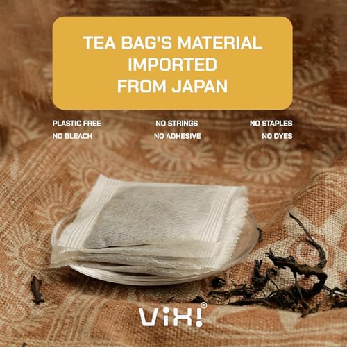 Image of VIXI Green Oolong Tea Bags, 150 Counts, Vietnam's Mountain Tea, Caffeinated, Tagless, Balanced Taste, 100% Natural from Ancient Tea Tree, Perfect for Hot and Cold Brew