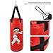 Boxing Sandbag, Punching Bag Youth Training Equipment with Zipper Closure 360 Degree Heightening Wrap Around for Teenagers Kids (60cm)