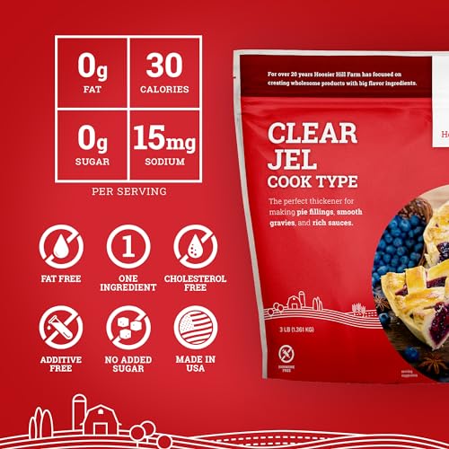 Hoosier Hill Farm Clear Jel Thickener (Cook-Type), 3LB (Pack of 1) - Thumbnail 3