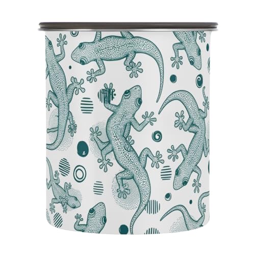 Envase hermético para café de acero inoxidable DOMIKING 900ml