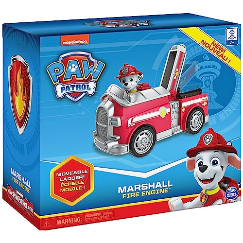 Paw Patrol, Marshall‚„s Fire Engine Vehicle with Collectible Figure, for Kids Aged 3 and Up