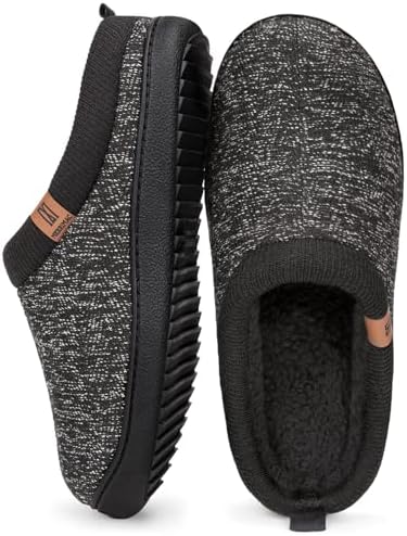 MERRIMAC Pantoufles classiques confortables en mousse à mémoire de forme pour homme