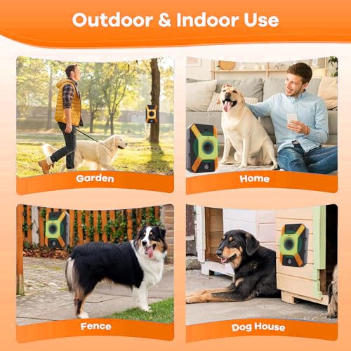 Antibell für Hunde,Ultraschall Hunde Anti Bellen Gerät,3 Einstellbare Frequenz Automatisches Anti Bellen Gerät,Wiederaufladbares Antibell für Kleine Mittel Große Hunde,Sicher Hundebellen Stoppen