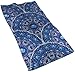 Produktbild tyui7 Rund und Blumen gleichermaßen Handtuch Gesichtstuch Bad Küche Küche Weiches Mikrofaser Strand Reisetuch 40x70cm für Pool Bad Spa Fitness Swim