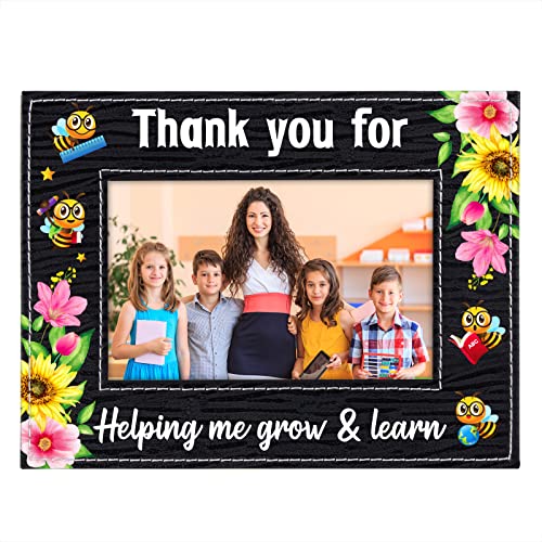 Image of FLYAB Teacher Appreciation Gifts for Women Men - Teacher Picture Frame End of Year Present for Graduation Retirement Appreciation Day Graduation Gifts from Student