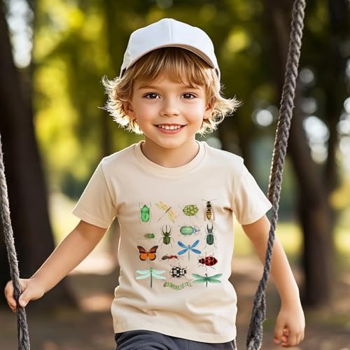 T Shirts for Boys Toddler Girls Dino Types of Dinosaurs Kids Retro Tshirt Kids Summer Tee Tops 2-7 Years2