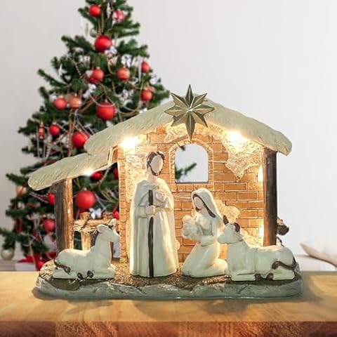 Topsky Handmade Christmas Nativity Scene Decoration Cover