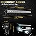 Auxbeam 42” LED Light Bar 240W LED Work Light Off Road Lights Spot Flood Combo Beam 80pcs3W Curved 5D Lens for Car SUV UTV ATV Pickup Truck with Wiring Harness
