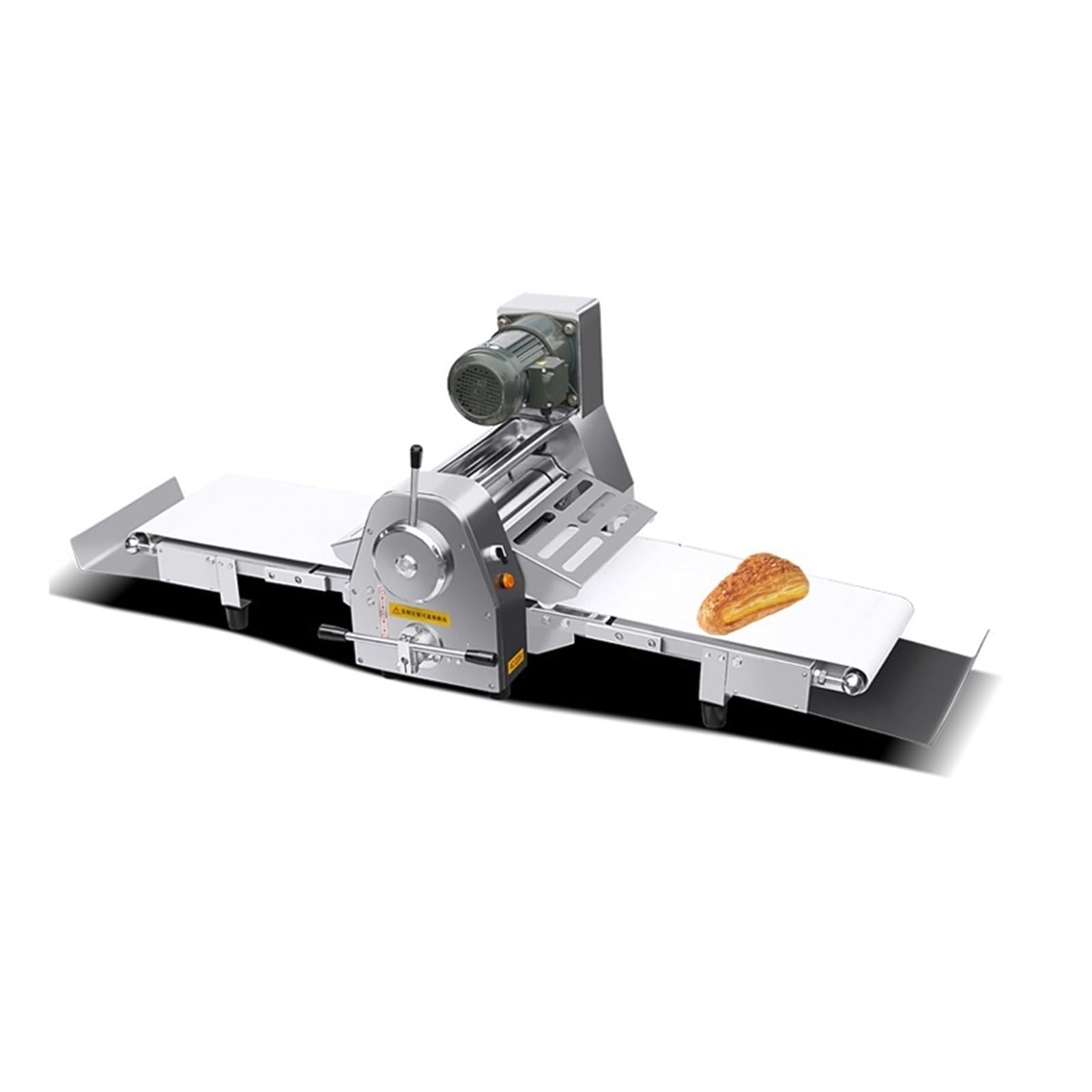 Máquina Laminadora De Masa Pizza Acero Inoxidable, For Enrollar Hojaldre Y Manteca Vegetal(380)