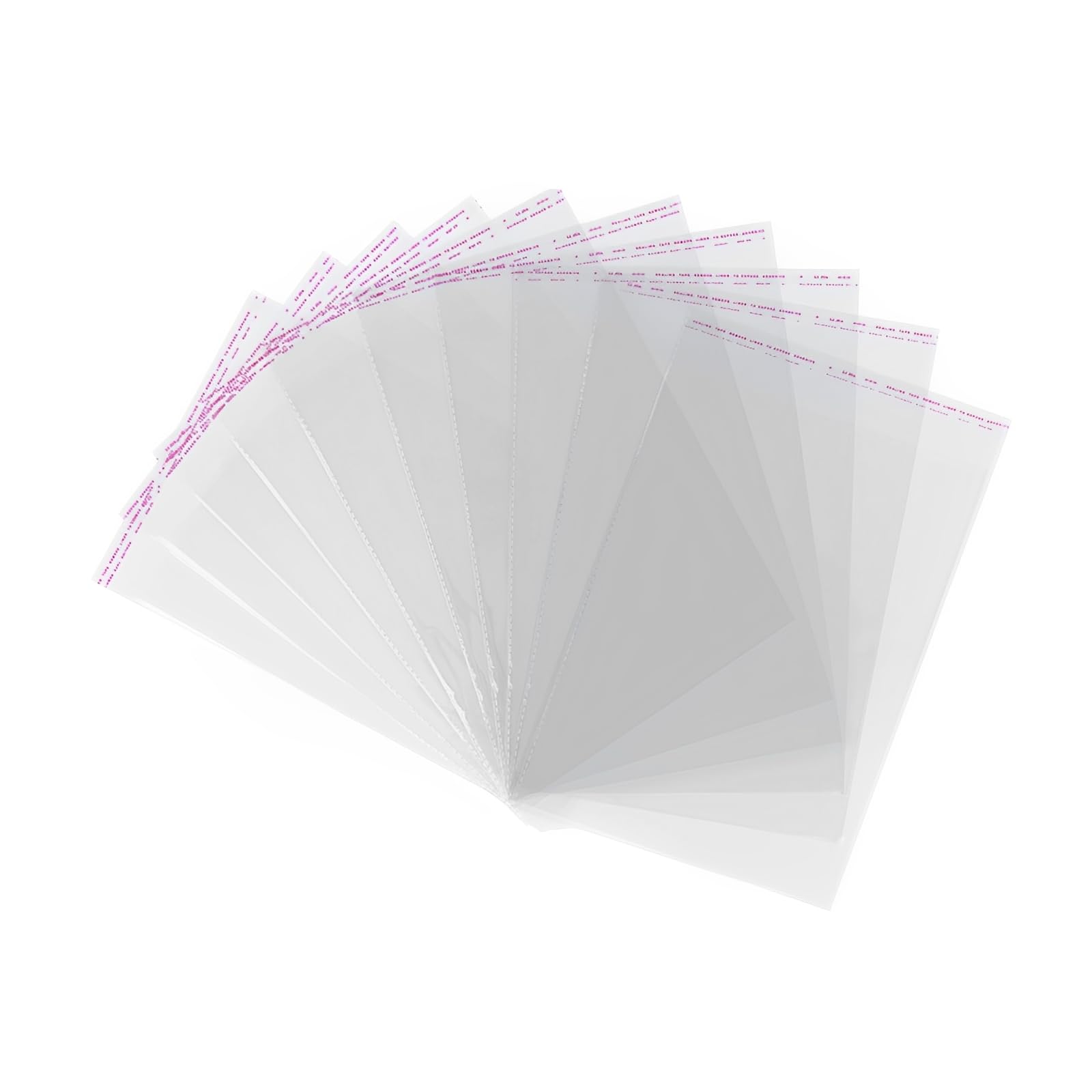 Sacs autocollants transparents A3 sachet plastique surprise
