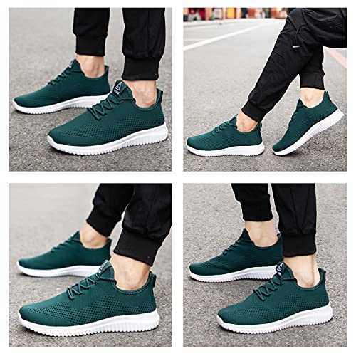 Image of YDB Men's Running Shoes Ultra Lightweight Breathable Walking Shoes Non Slip Athletic Fashion Sneakers Mesh Workout Casual Sports Shoes