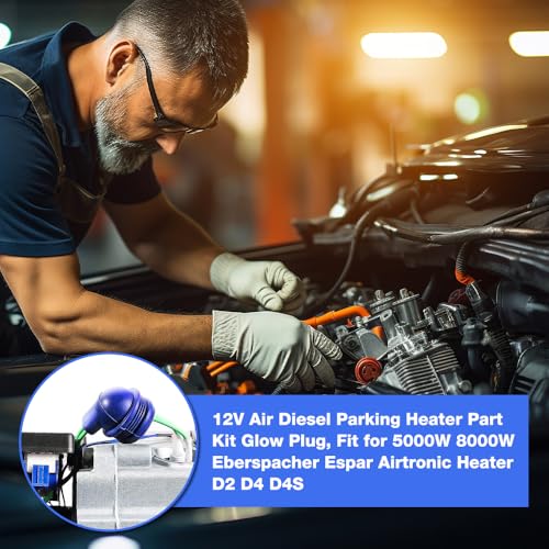 Glühkerze Diesel Standheizung, Afenau 9 Stück 24V 2/5/8KW Standheizung Zubehör, Keramik Pin Glühkerze Kit, Glühkerze Standheizung, Diesel Standheizung Zubehör für Auto LKW Boot Parkheizung