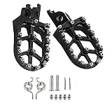 Dirt Bike Pegs CNC Aluminum Off-Road Motorcycle Wide Foot Nail Pedal, Suitable For Racing Nails Such