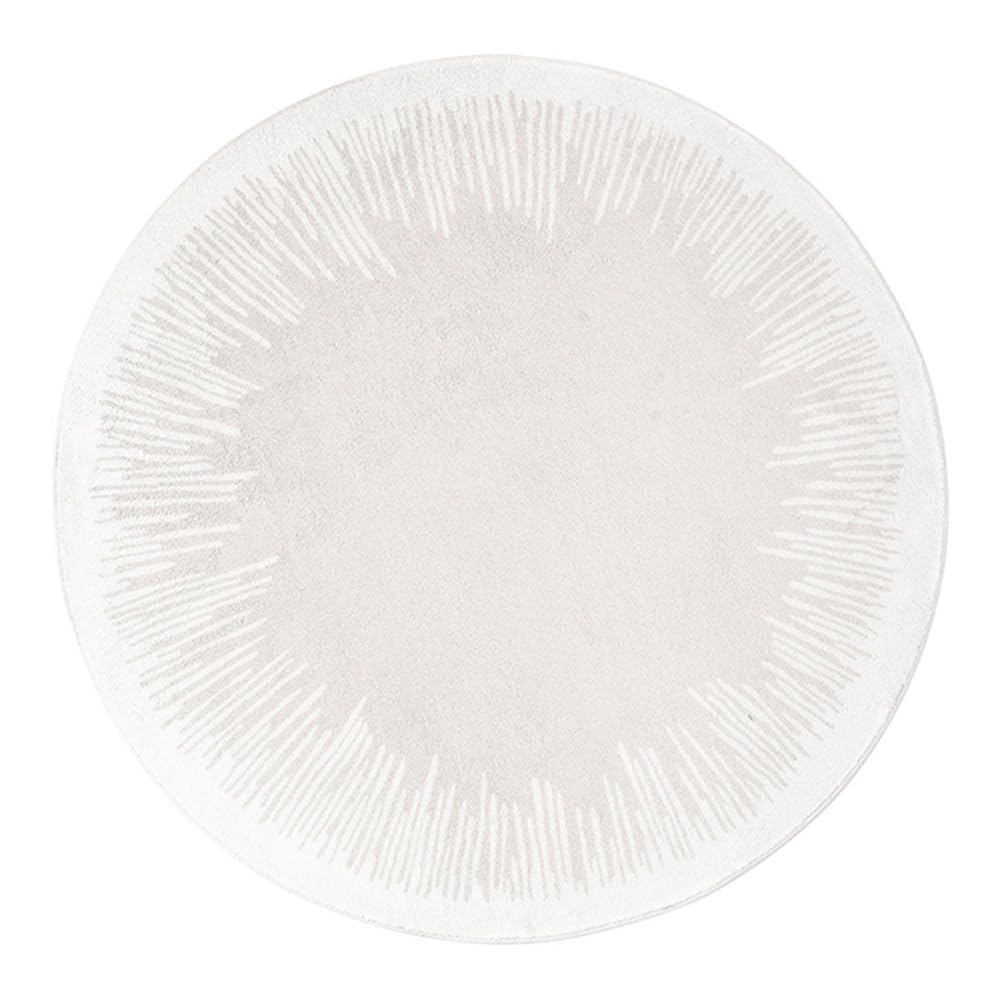 Tapis rond doux et luxueux YHT166 B | Apportez de la chaleur dans votre salon 140 cm